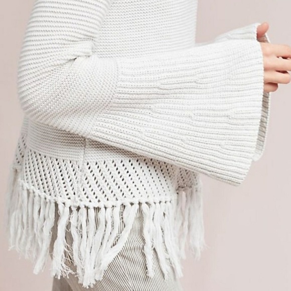 SPRUCE EMERALD GREEN CHRISTMAS BELL SLEEVE SWEATER - Picture 3 of 4